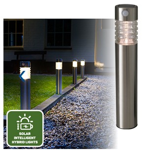 Solar intelligent Hybrid - Arizona 50LM PIR Tuinlamp Solar intelligent Hybrid - Arizona 50LM PIR Tuinlamp