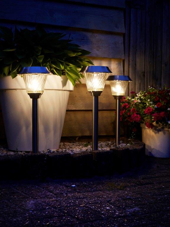 Intelligent Solar Mizar 50LM SS Tuinlamp Intelligent Solar Mizar 50LM SS Tuinlamp