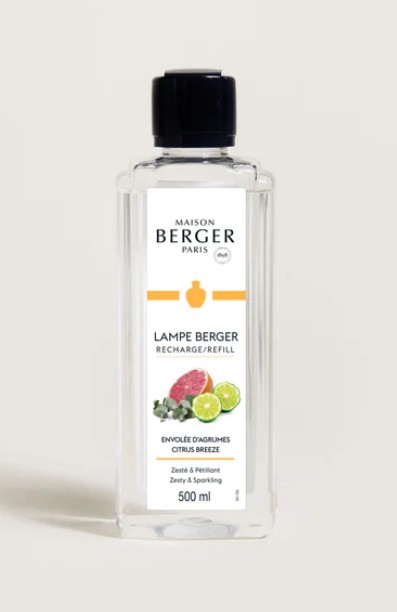 LAMPE BERGER - Recharge envolee d'argumes - Citrus Breeze LAMPE BERGER - Recharge envolee d'argumes - Citrus Breeze