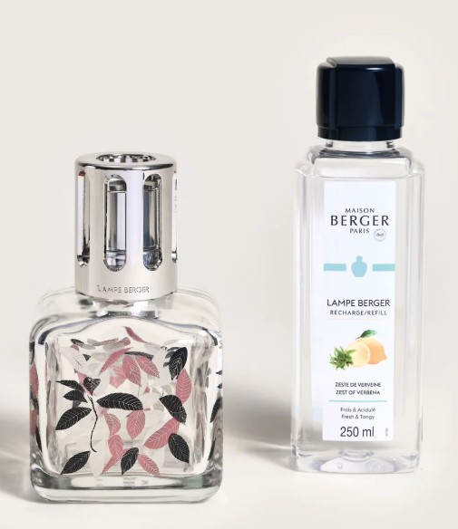 LAMPE BERGER GIFTBOX - Glacon feuilles + Aroma Verbena 250 ml