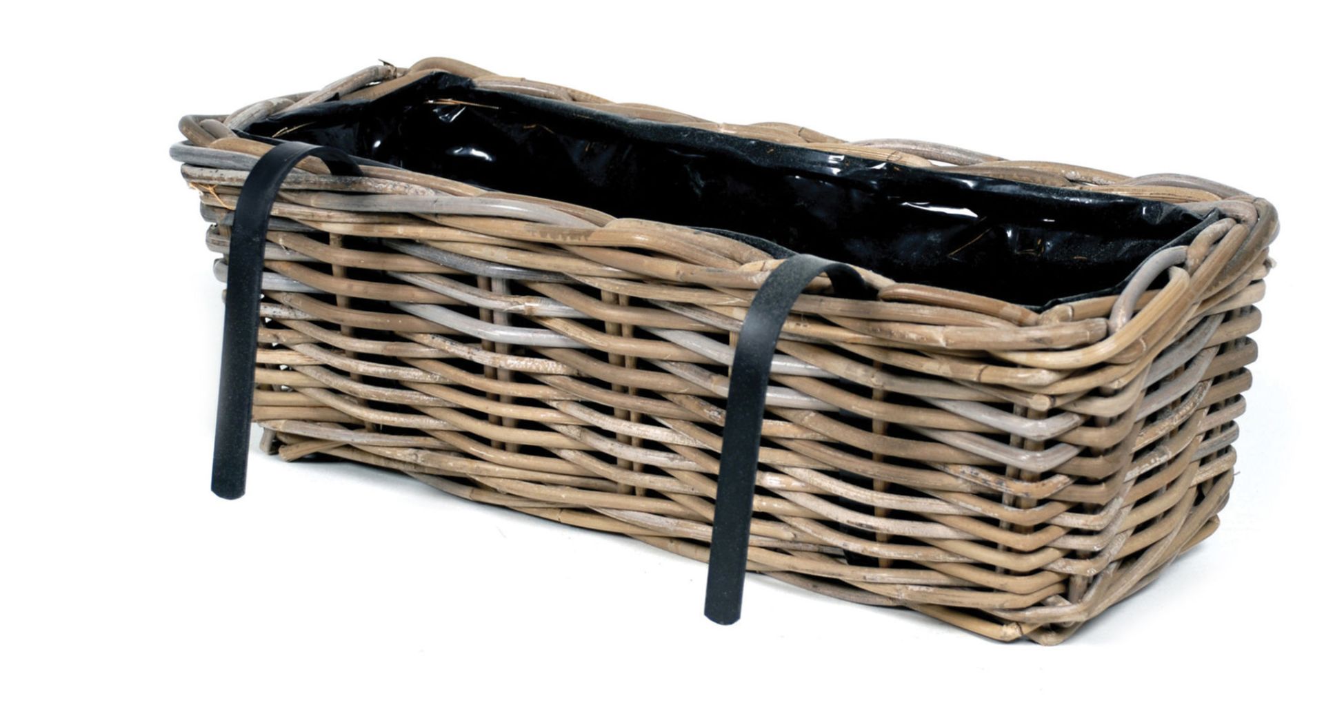 Laura Balconybox W/hooks -F- Natural L62W19H15