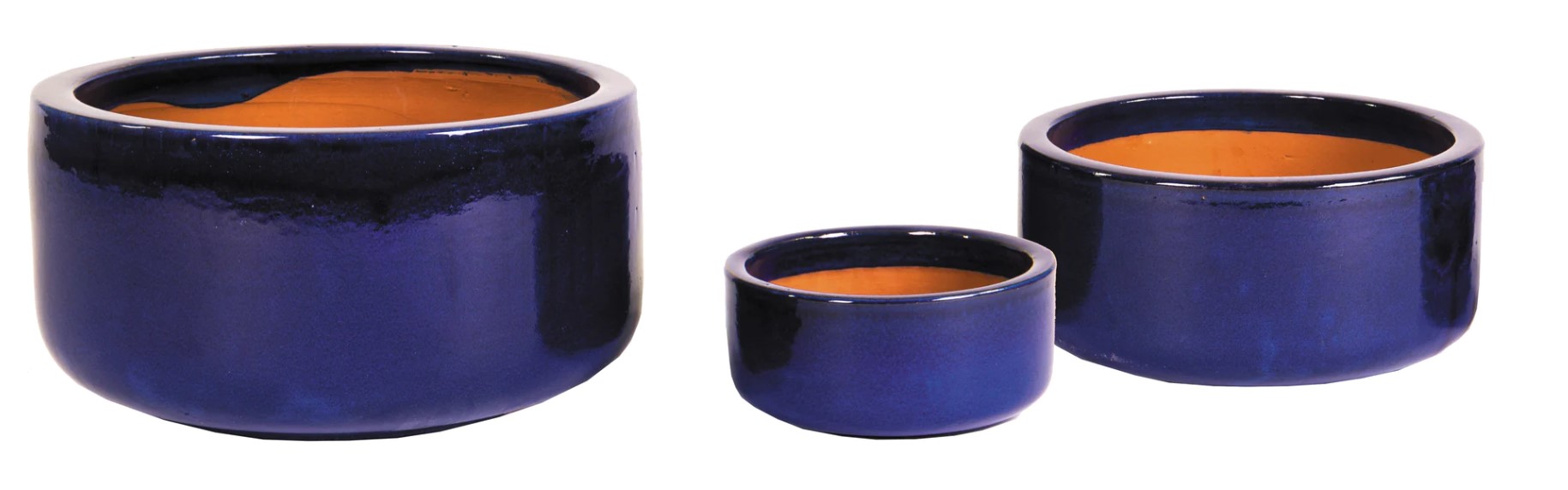 Glazed Bowl Blue D21H10 Glazed Bowl Blue D21H10