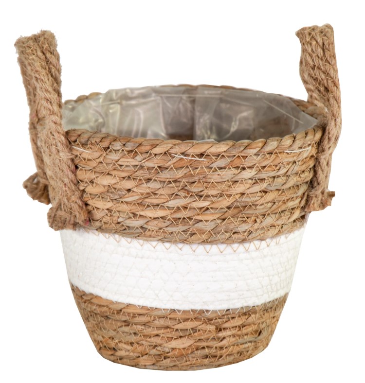 Alba Planter Mid White D25 H24 Alba Planter Mid White D25 H24