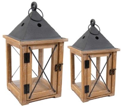 Lantern Gable Natural W18H34 Lantern Gable Natural W18H34