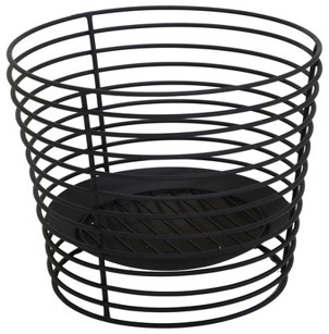 Cozy Spiral Firebasket Black D58H60
