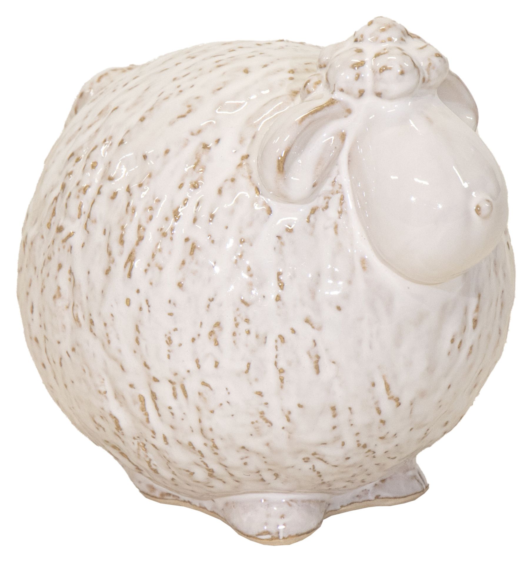 Dual Deco Sheep White L21W18H19