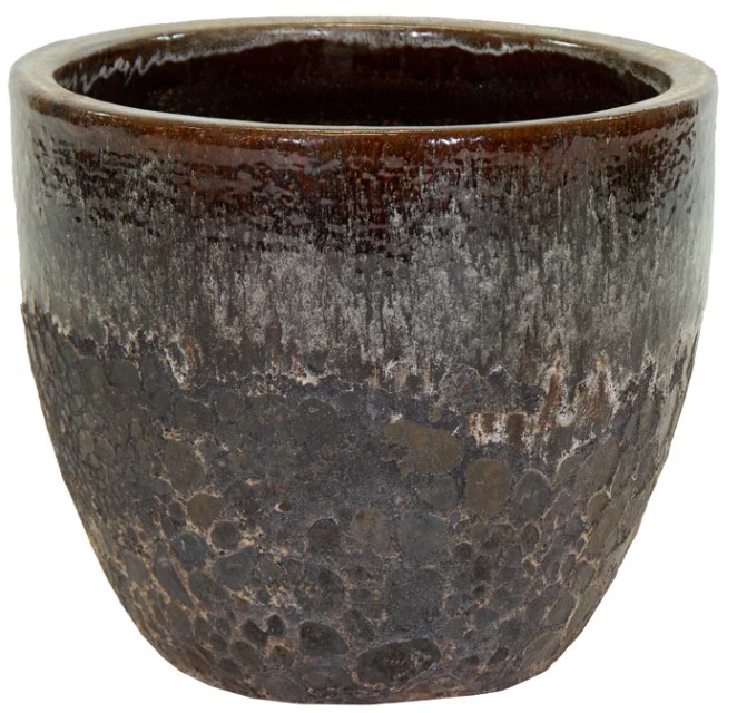 Antique 2Tone Egg Vulcano D30H24