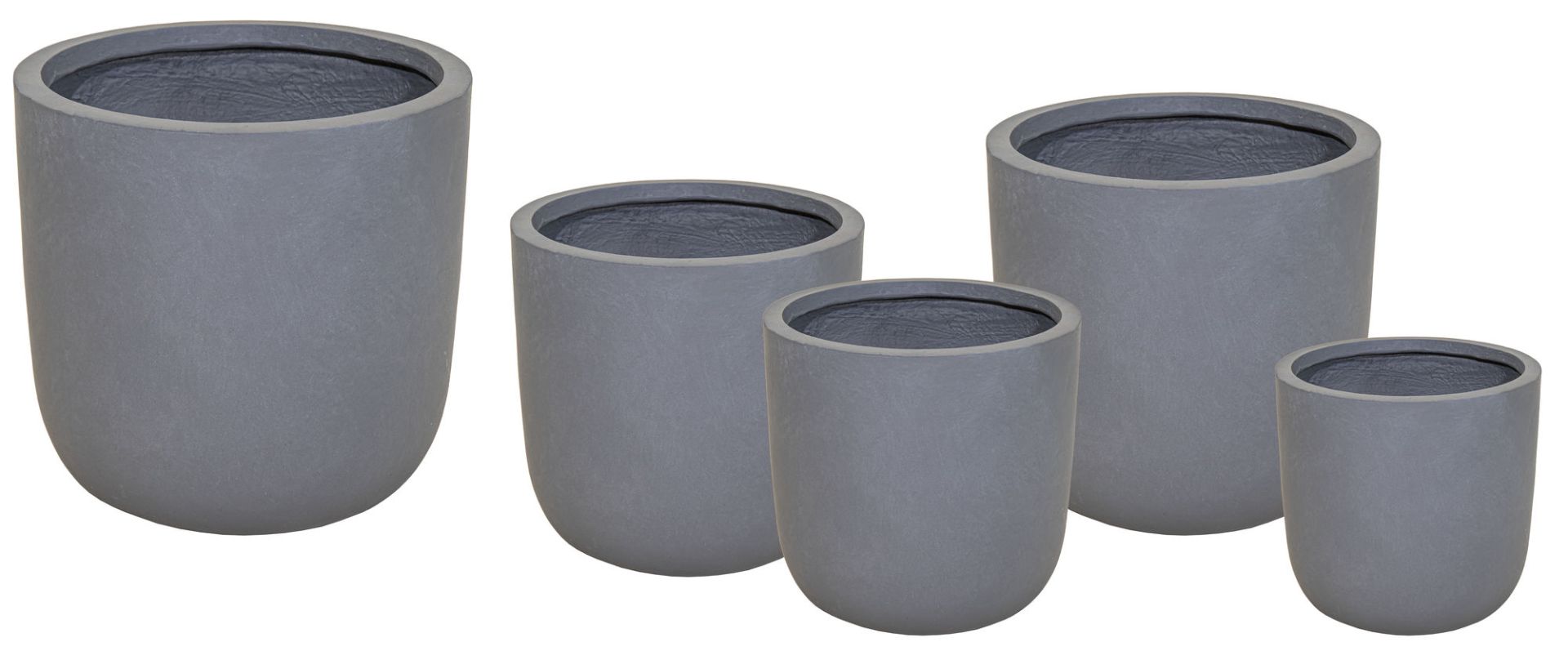 Clayfibre Egg Pot AuthGrey D25H25