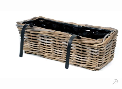 Laura Balconybox W/hooks - F - Natural