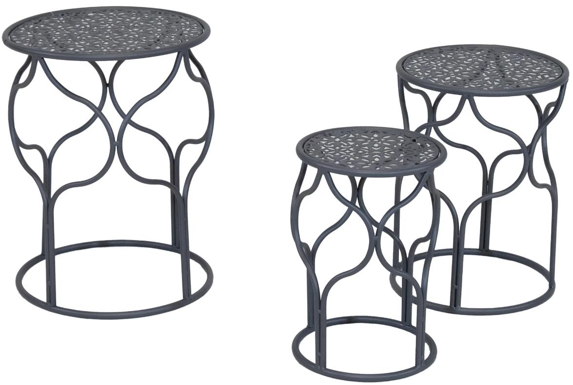 Mozart Plant Table Low Grey Mozart Plant Table Low Grey