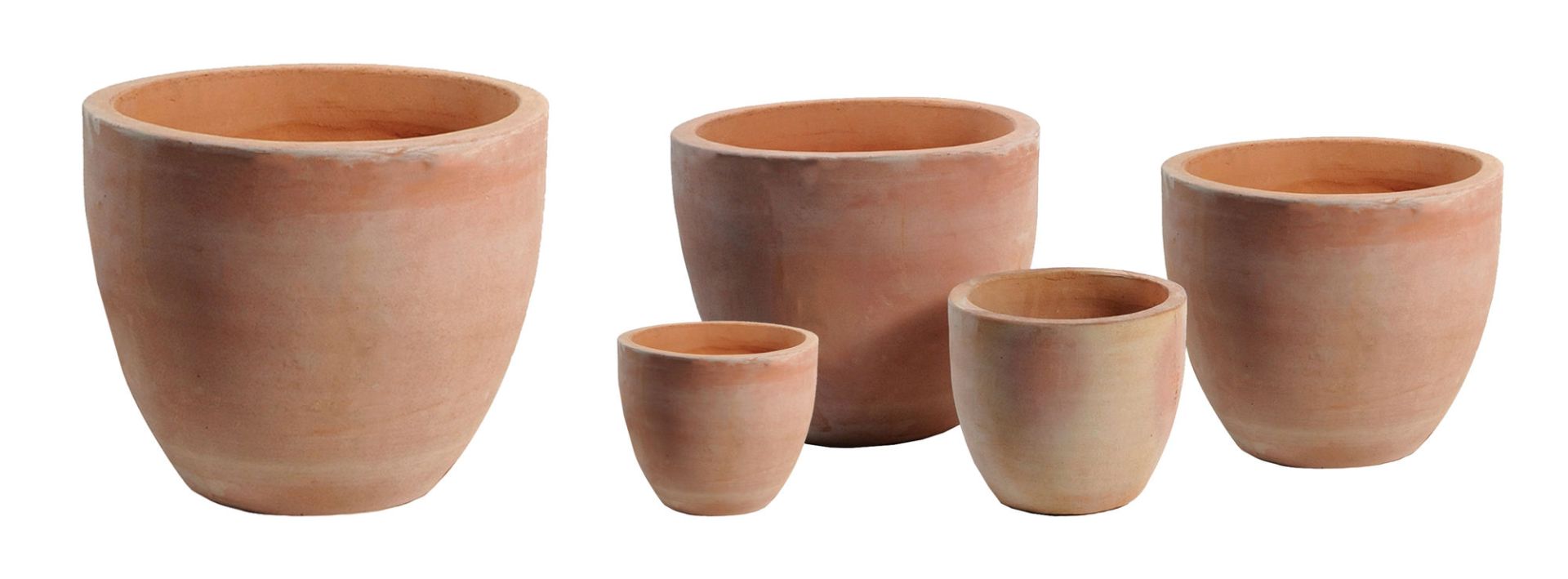 Whitewash Egg Pot D25H22 Whitewash Egg Pot D25H22