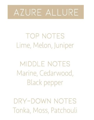 Geurstokjes Azure Allure 180 ml