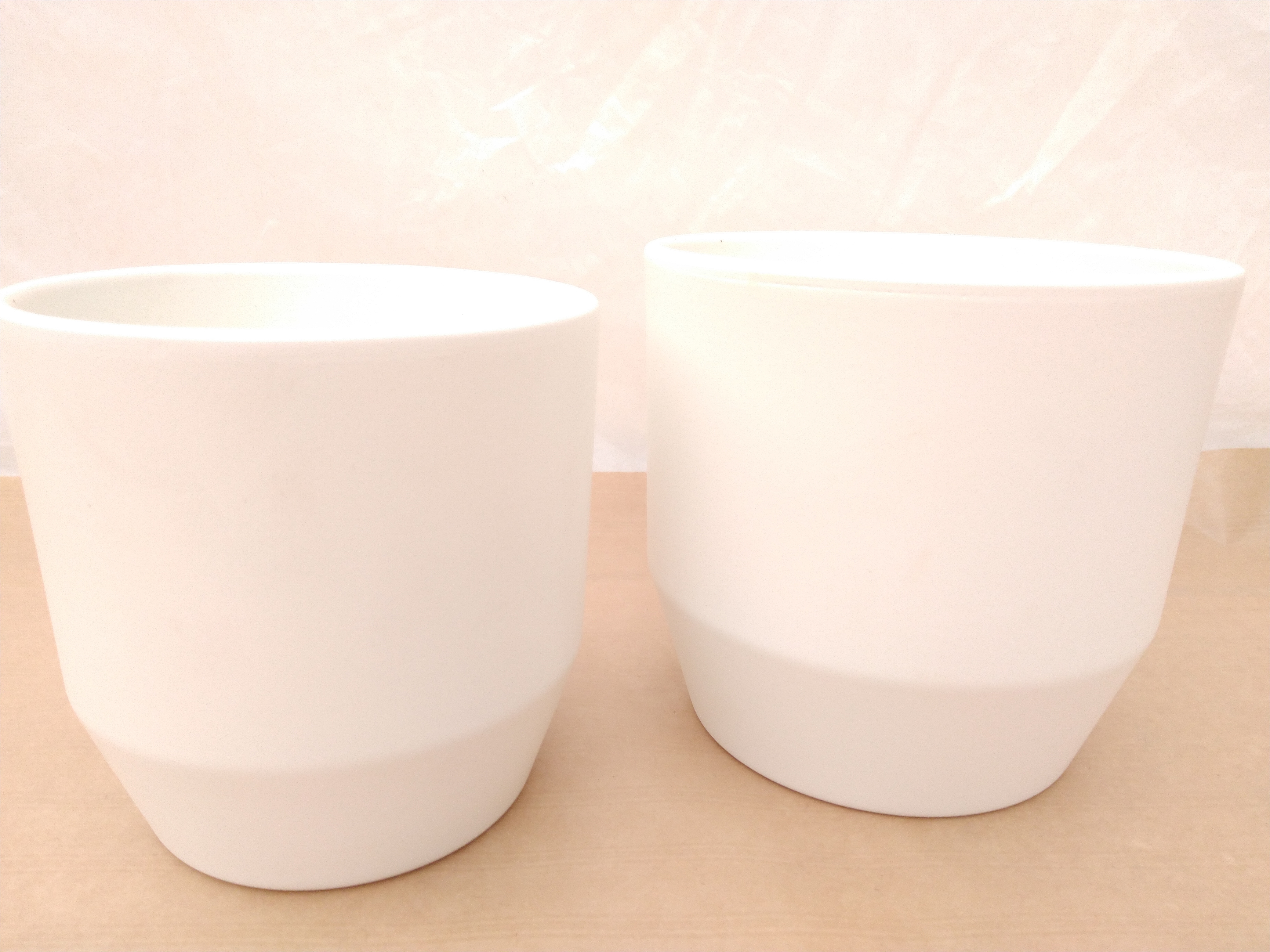 kubel vanille mat 15cm