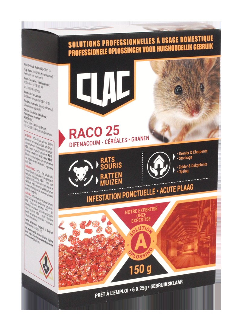 CLAC - RACO 25 Granen Ratten & Muizen