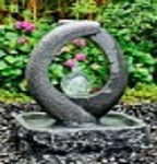 Fontein glazen bol graniet