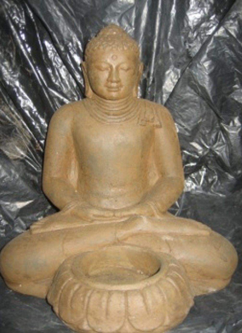Buddha Seated with Candle 1