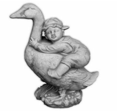 Beton - Zwaan met kind