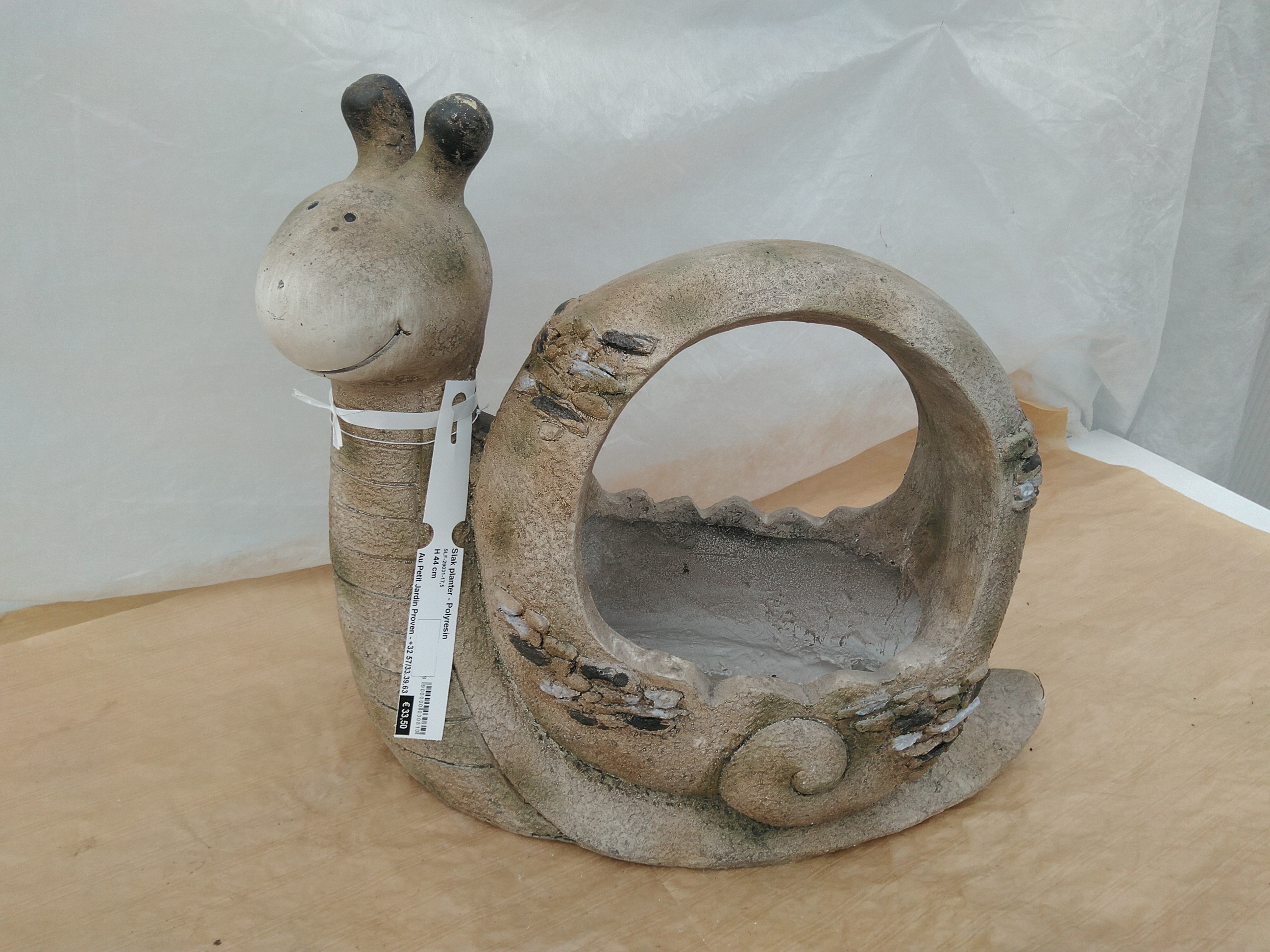 Slak planter - Polyresin 