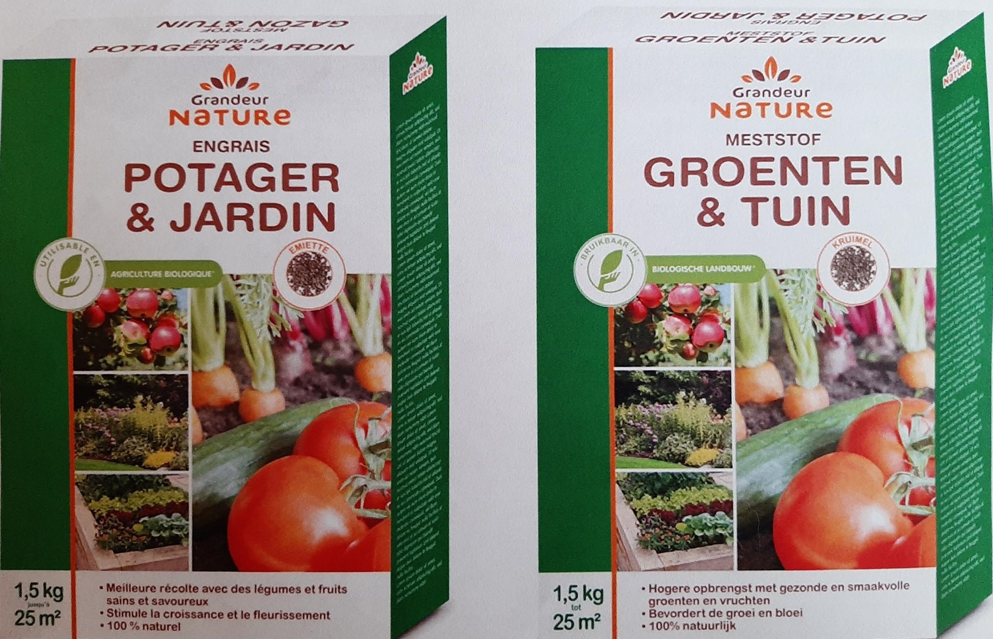 Grandeur Nature - Meststof Groenten & Tuin 1,5 kg