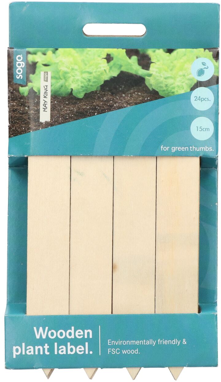 SOGO Houten steeketiket 24 st SOGO Houten steeketiket 24 st