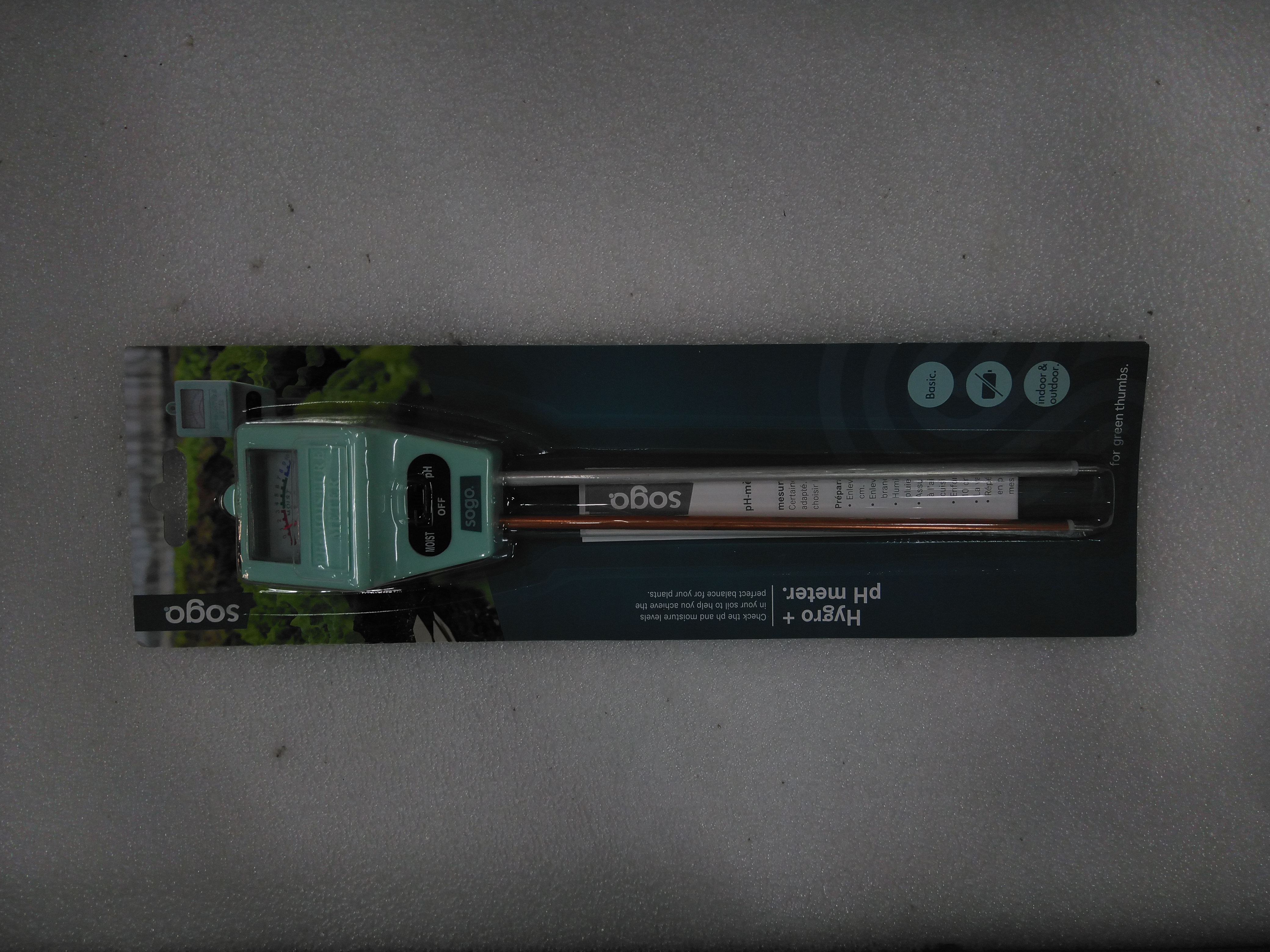 SOGO pH + Vochtigheidsmeter