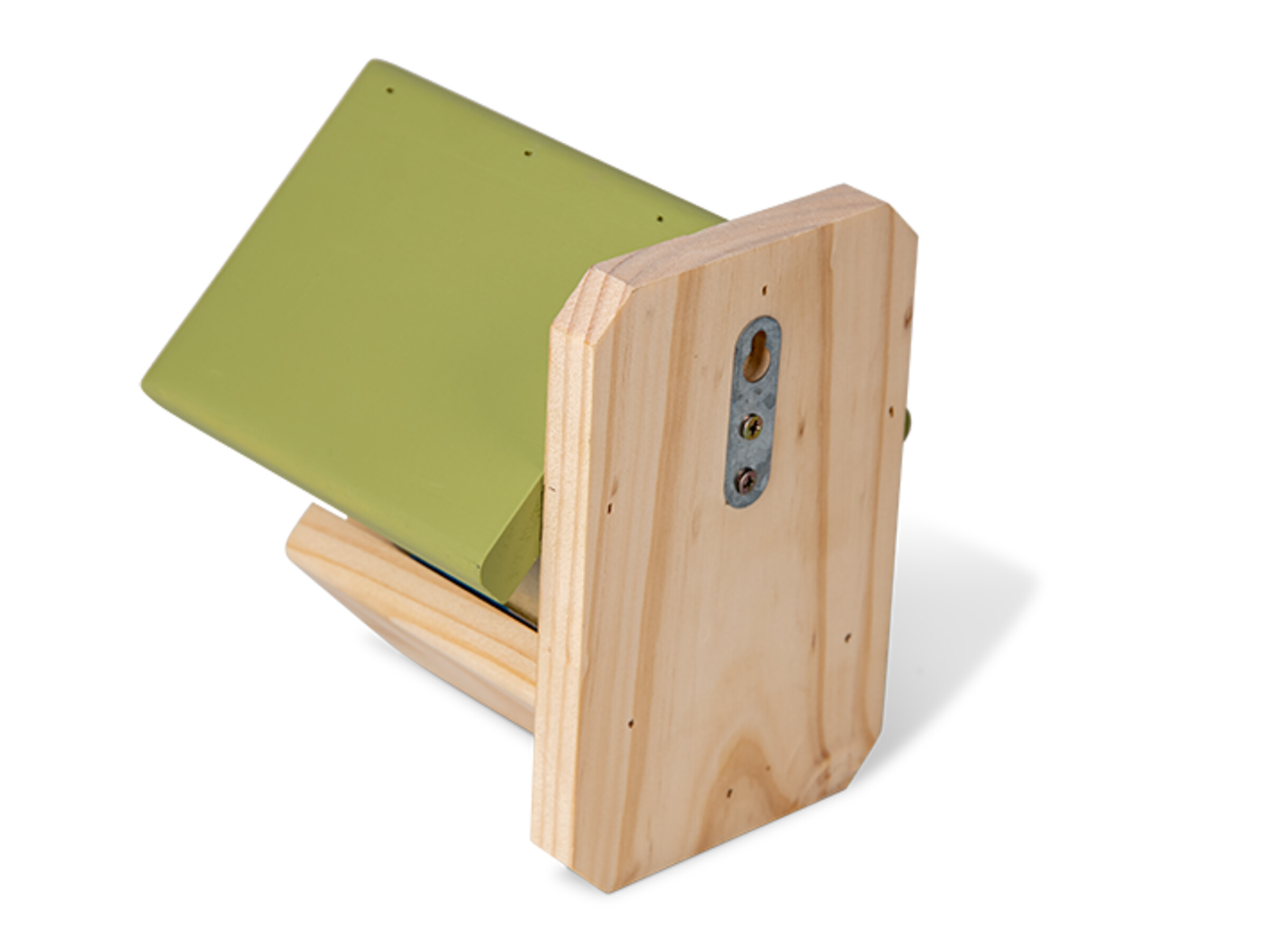Pindakaaspot houder hout