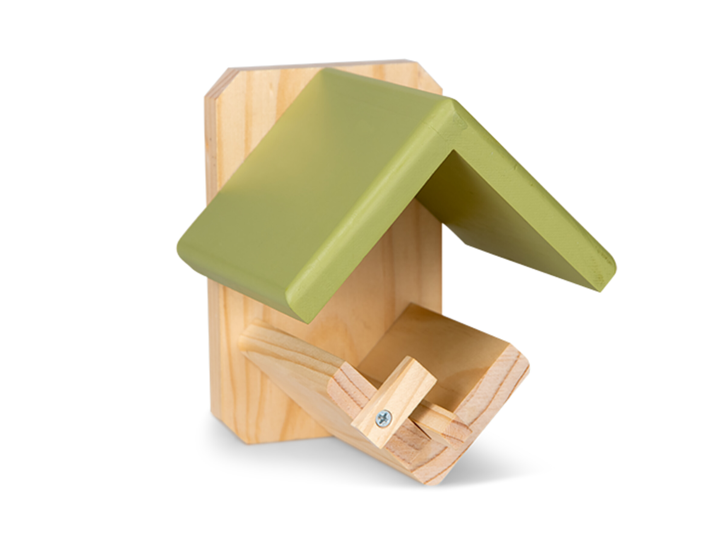 Pindakaaspot houder hout