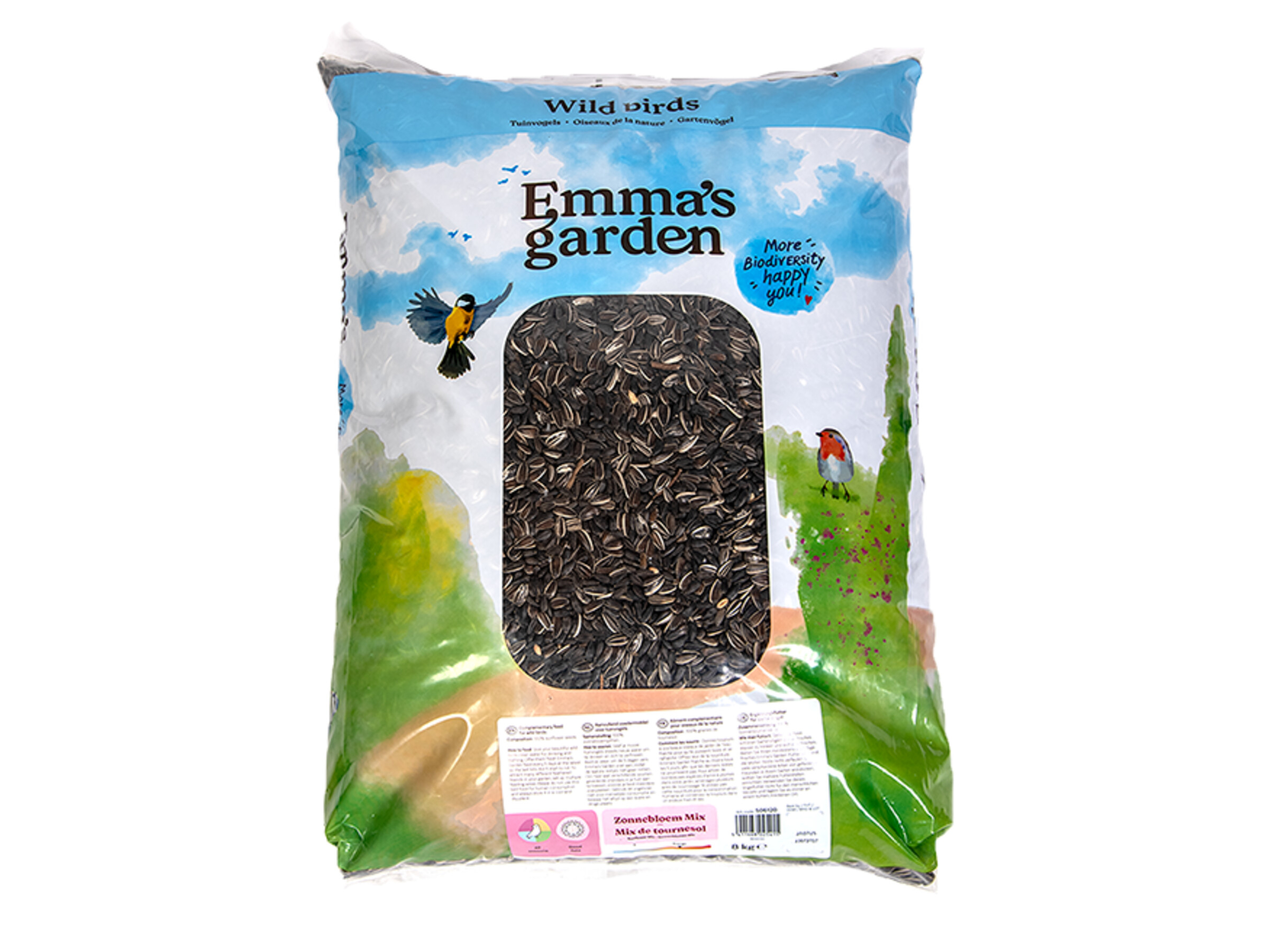 Zonnebloempitten Mix 8 kg Zonnebloempitten Mix 8 kg