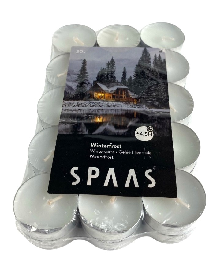Spaas Theelicht Wintervorst 30 st