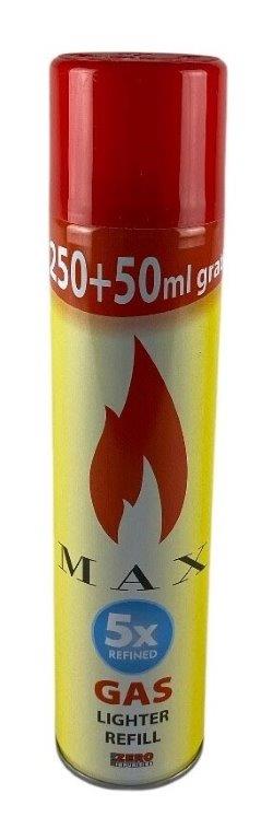 Gasvulling 250 ml + 50 ml gratis Gasvulling 250 ml + 50 ml gratis