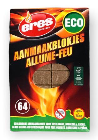 ERES Eco Aanmaakblokjes- Allume feu  64 st/pcs