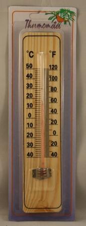 Thermometer hout -40 +50 °C.