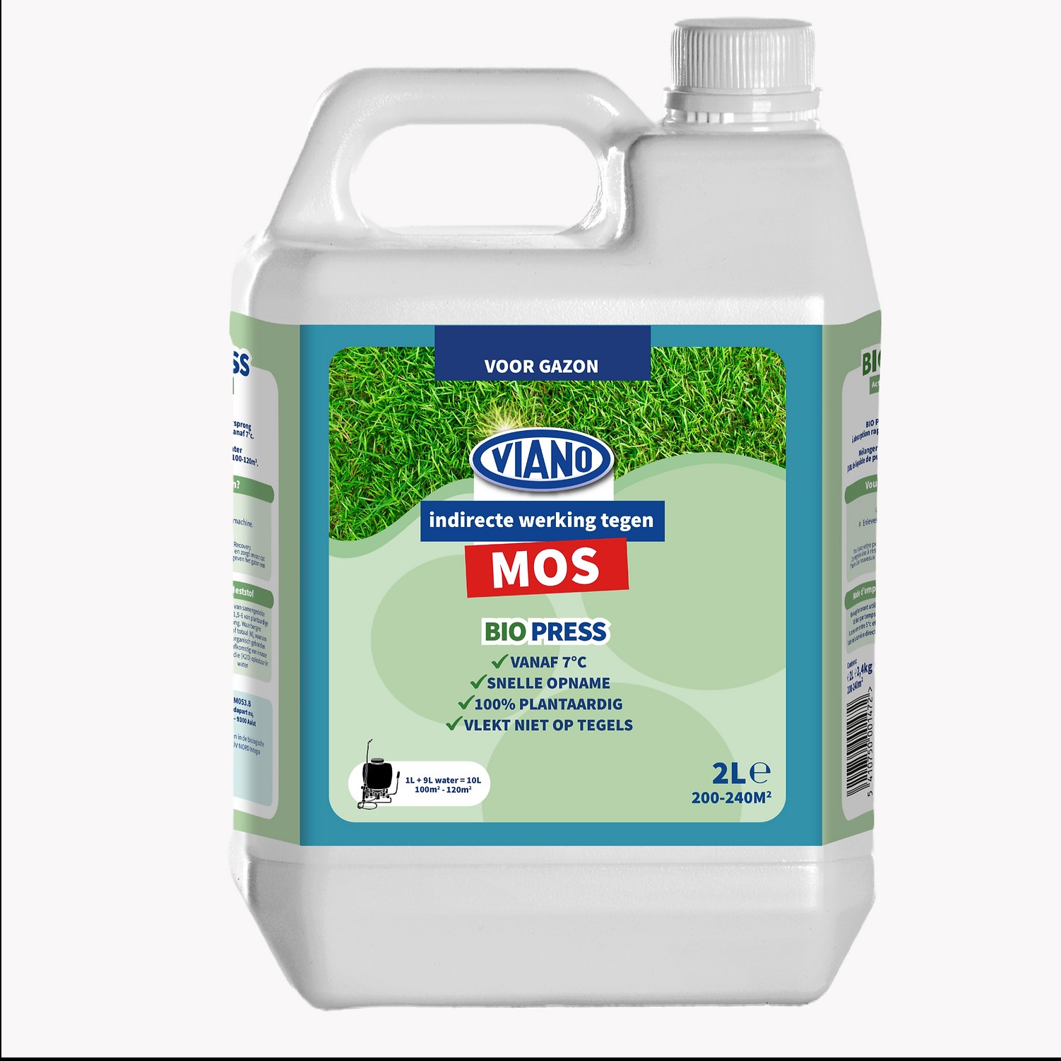 Bio Press - Indirecte werking tegen mossen