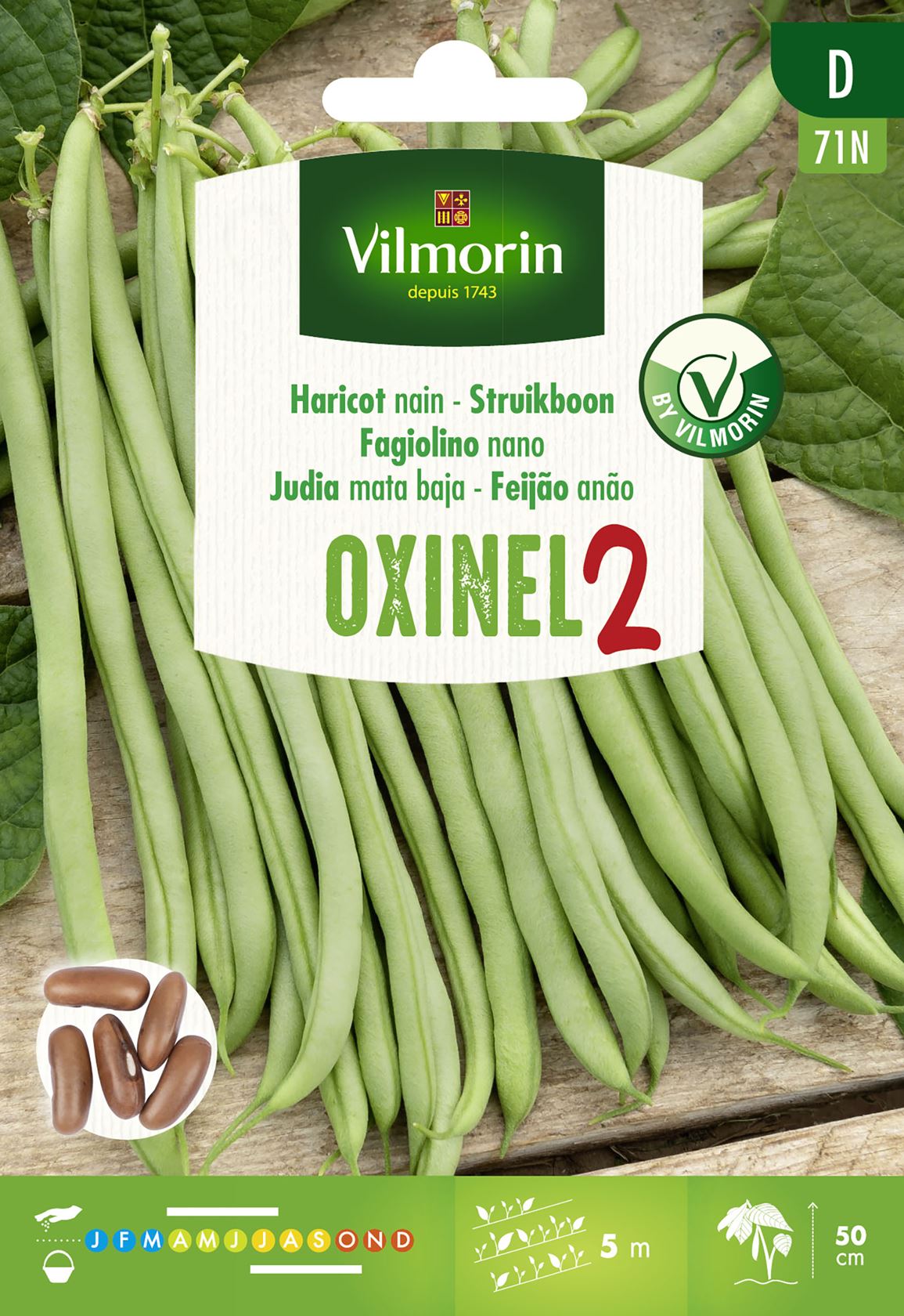Struikboon zonder draad Oxinel 2 30g Struikboon zonder draad Oxinel 2 30g