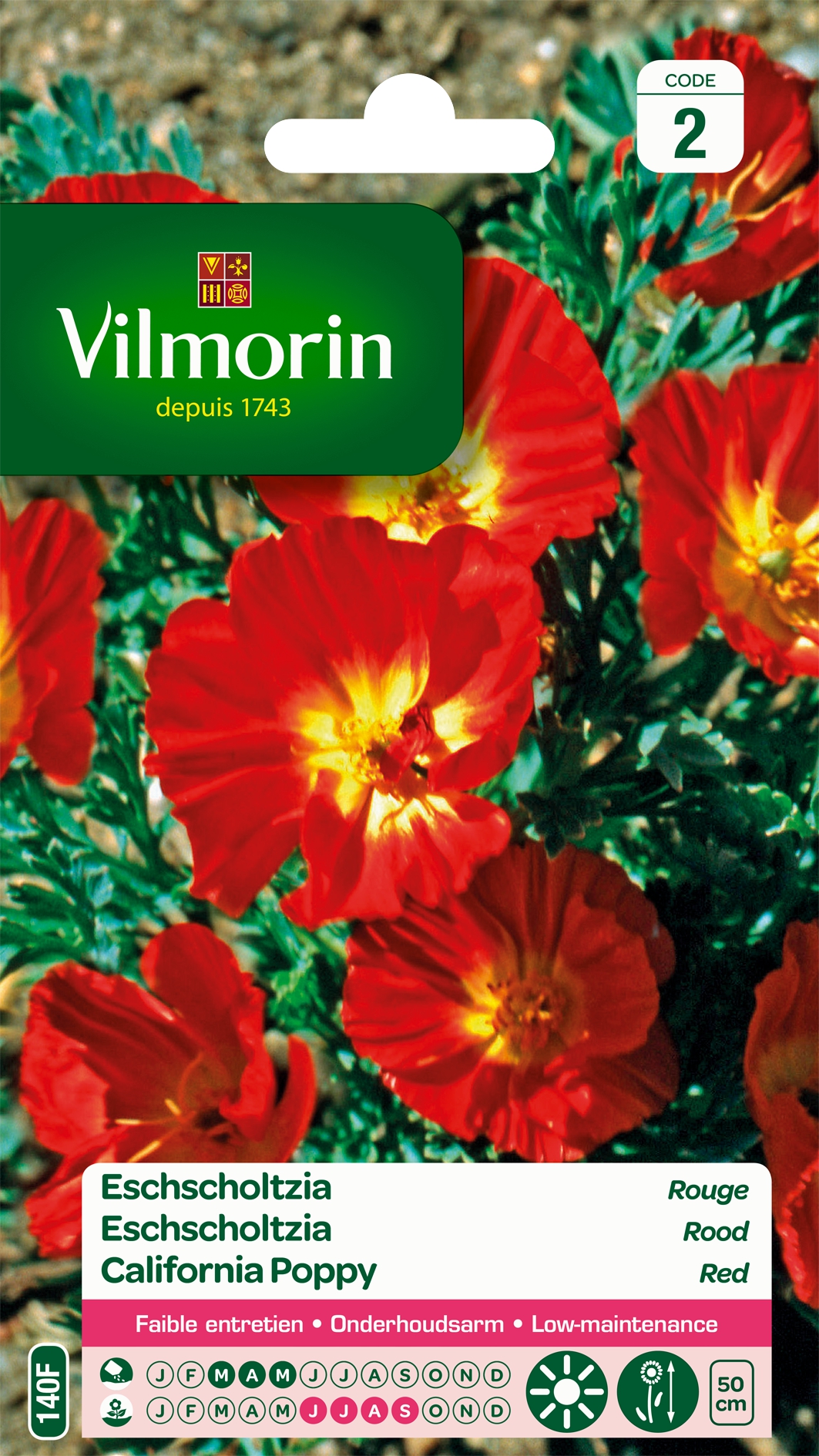 Eschscholtzia Rood
