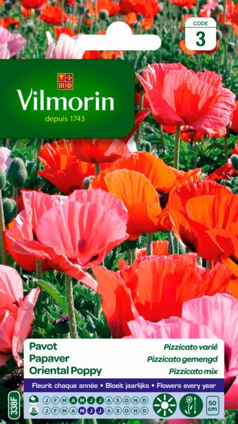 Papaver Pizzicato Gemengd