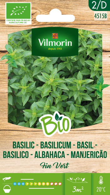 Basilicum Fijnbladig BIO