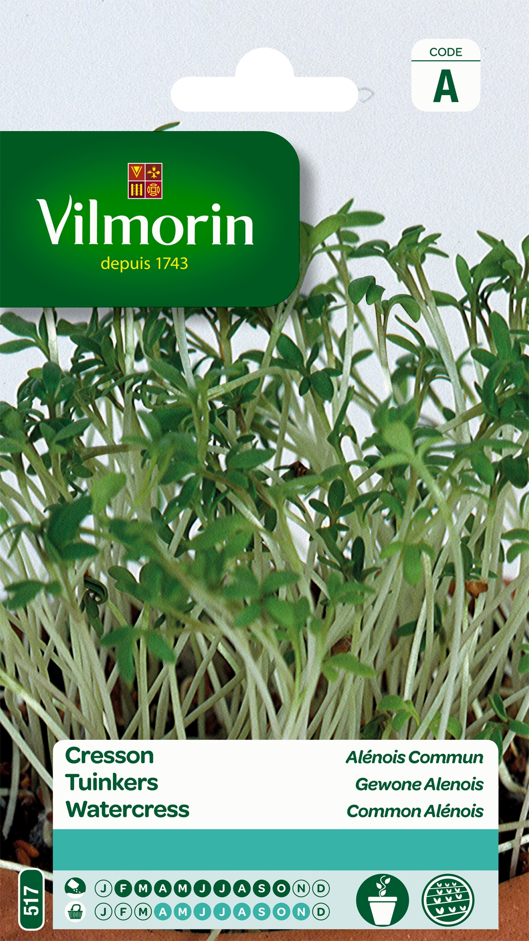 Tuinkers Gewone Alenois 50g Tuinkers Gewone Alenois 50g