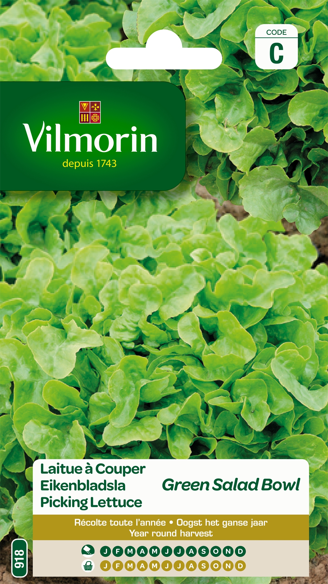 Eikenbladsla Green Salad Bowl Eikenbladsla Green Salad Bowl