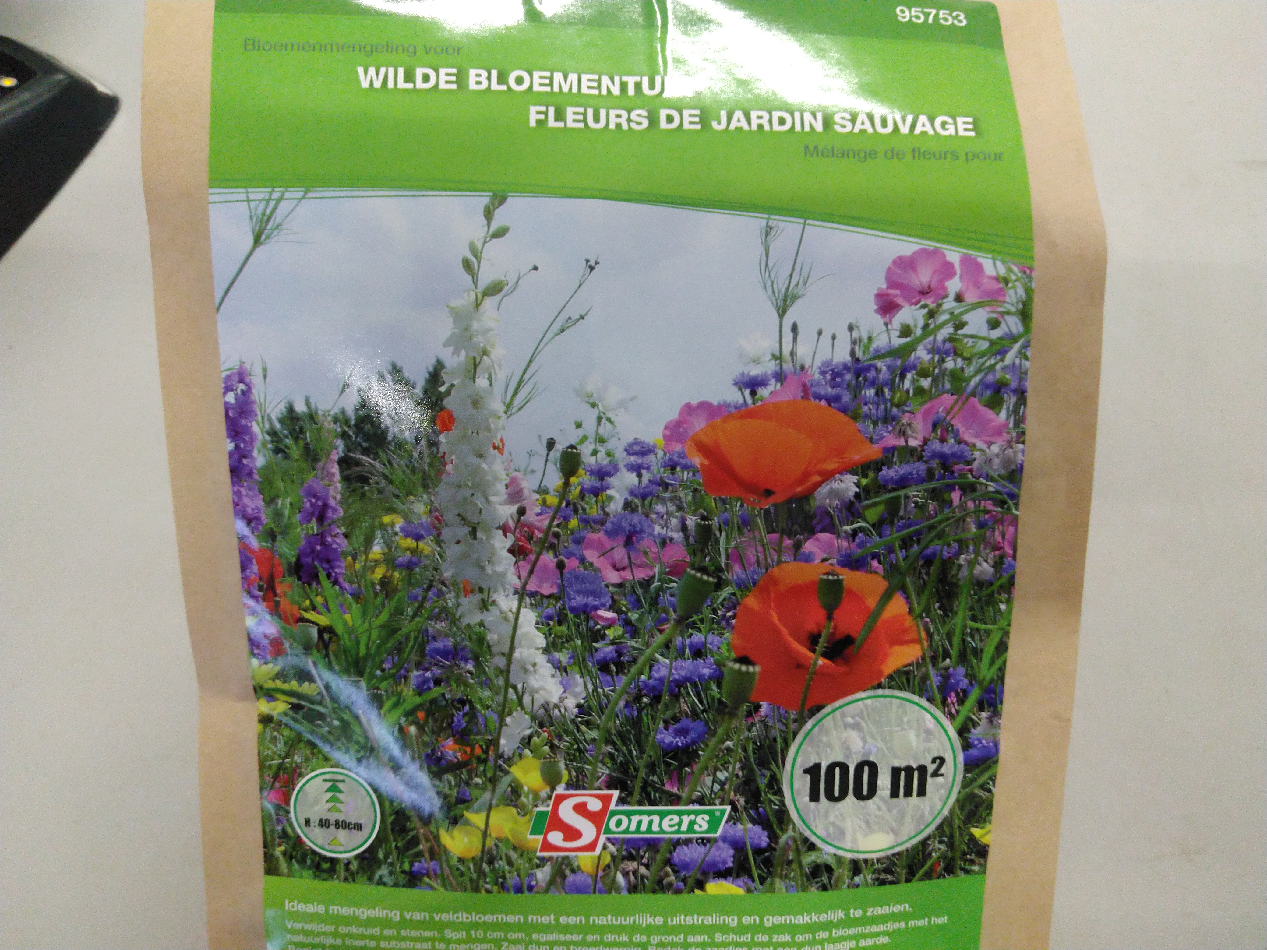 Bloemenmengsel voor Wilde bloementuin 100 m²