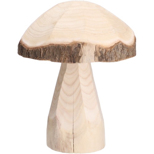 Houten paddenstoel 'Howard' Naturel