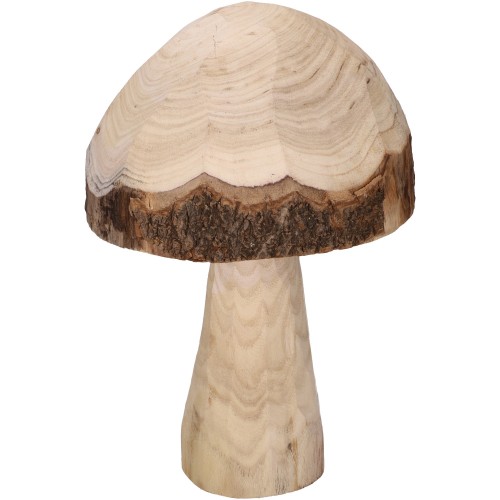 Houten paddenstoel 'Howard' Naturel