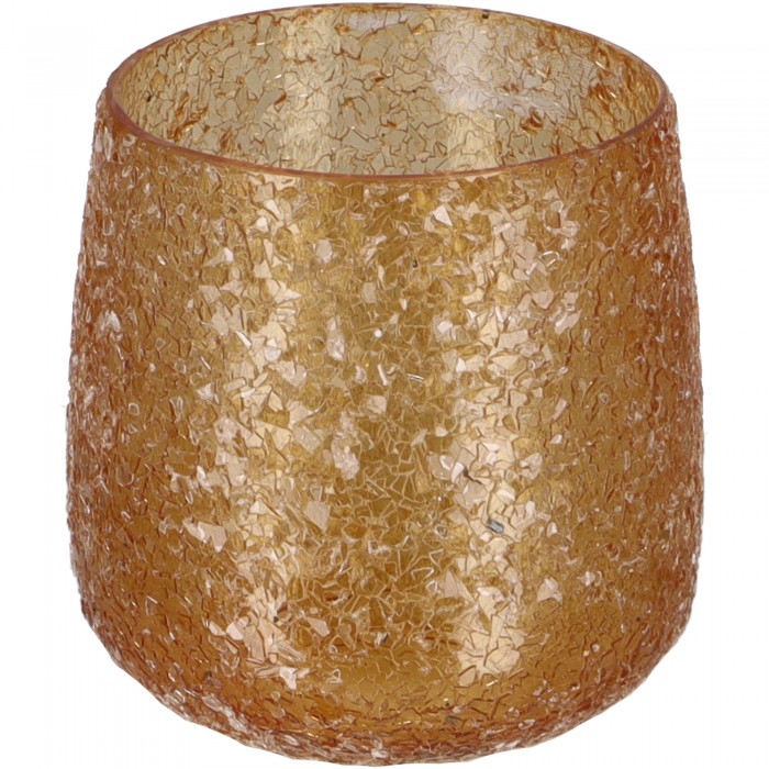 Glazen Windlicht "Brant" Gold Glazen Windlicht "Brant" Gold