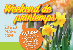 Weekend de printemps!
