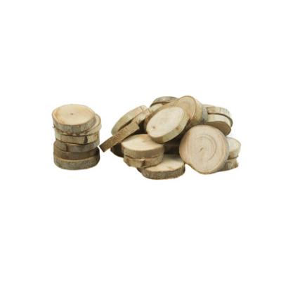 HOUTEN SCHIJFJES NATUREL 2-3cm - 100pcs