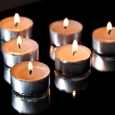 theelicht 8H SET50 wit met huls zak