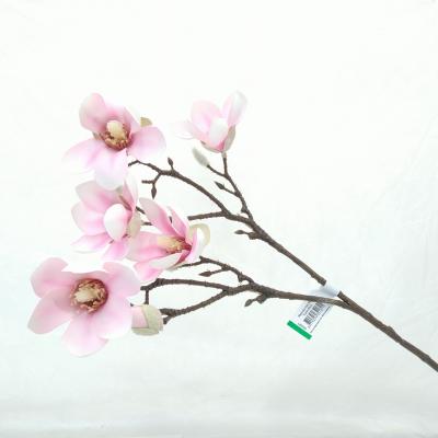 Zijdebloem Magnolia Mini Branch Dark Pink