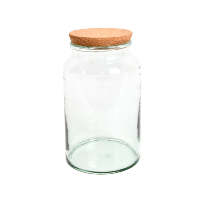 Halfopen terrarium fles M