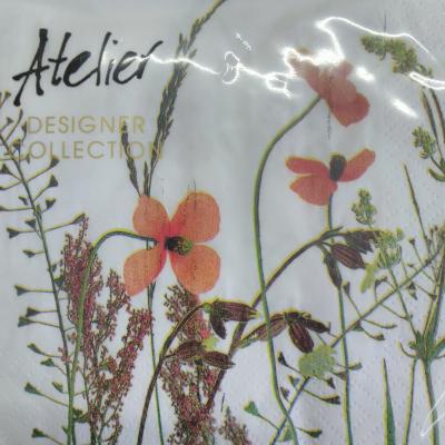 20 SERV 33X33 FLEURS PRAIRIE