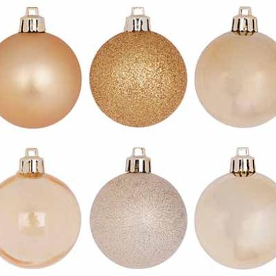 KERSTBAL SET48 MIX GOUD D 6CM KERSTBAL SET48 MIX GOUD D 6CM